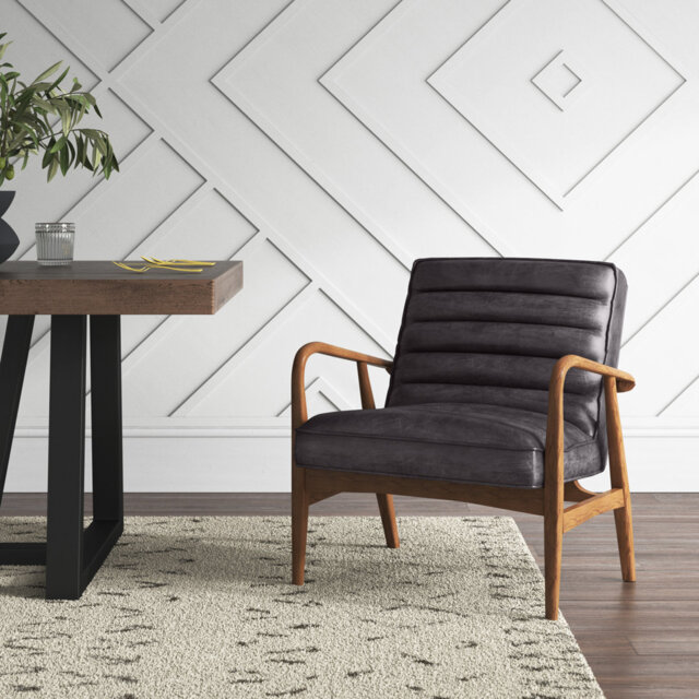 Dallas Genuine Leather Armchair