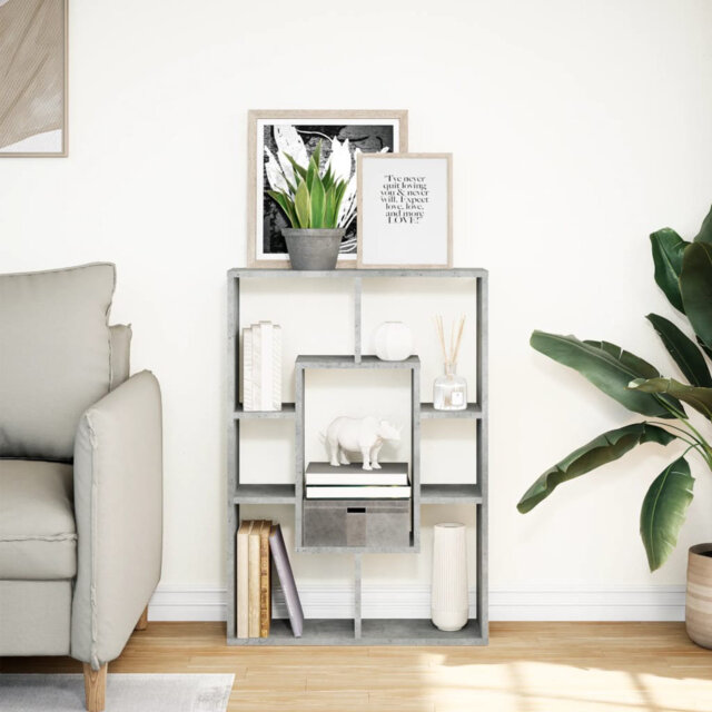 90cm H x 63cm W Geometric Bookcase
