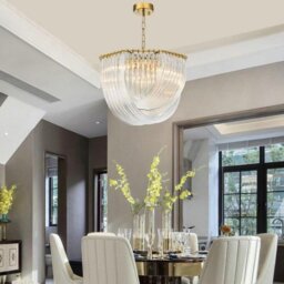 Curly Contemporary Design Crystal Chandelier
