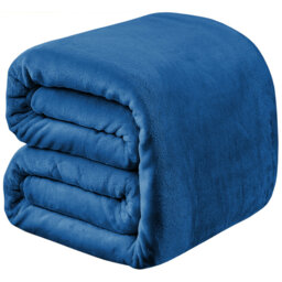 Soft & Cozy Faux Fur Reversible Fleece Throw Blanket