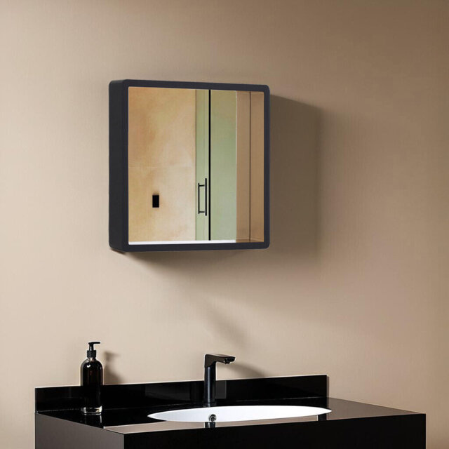 Annalise Manufactured Solid Wood Concave Wall Mirror