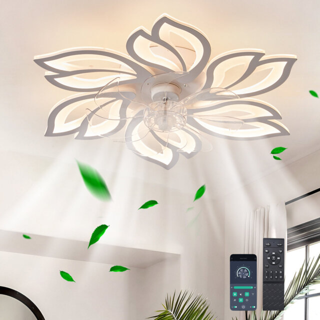 Bellewood 7 - Blade LED Ceiling Fan with Remote Control and Light Kit Included