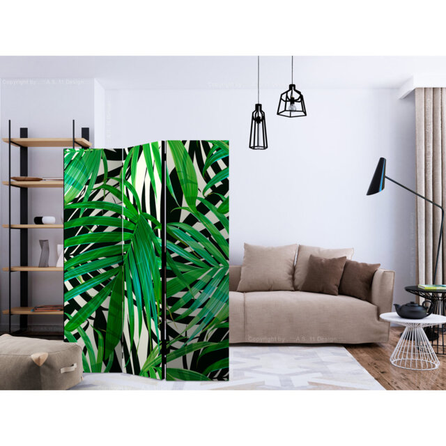Room Divider - Tropical Leaves [Room Dividers]