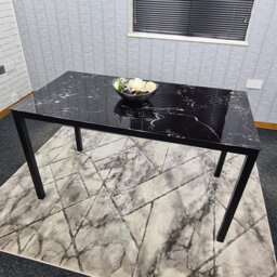 Glass Top Dining Table