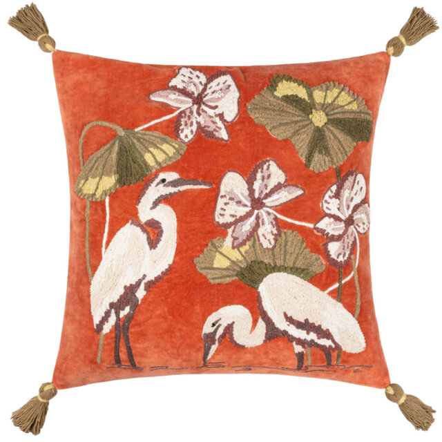 Alekxander Floral Square Scatter Cushion with Filling