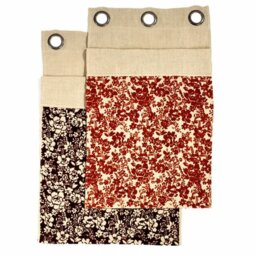 Jessia Linen Room Darkening Curtain Single Panel