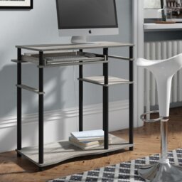Antigo Computer Desk with Keyboard Tray