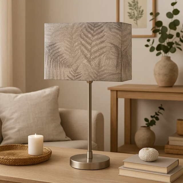 ANDALUSIA 38.1cm H Cotton Rectangle Lamp Shade ( Screw On )