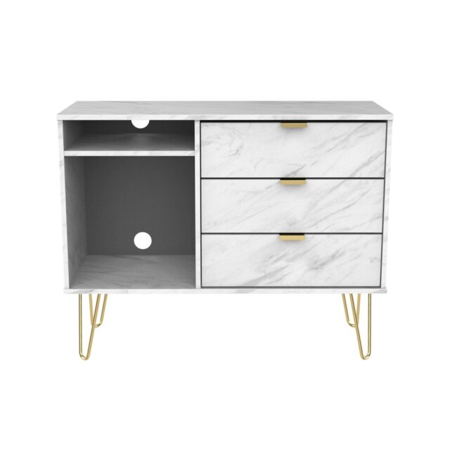 "Fully Assembled Myakka TV Stand for TVs up to 55"""