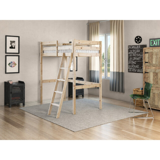 Olivia High Sleeper Heavy Duty Pine Bunk Bed
