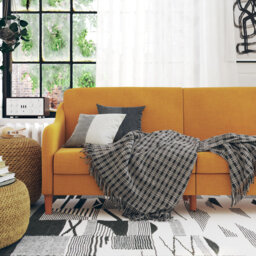 2 Seater Linen Blend Sofa