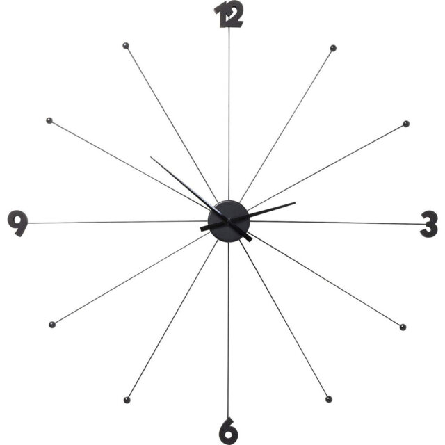 Wall Clock Like Umbrella, Diameter 100 Cm, Aluminium, Round Wall Clock, Room Decor, Home Decor, Large Wall Clock For Living Room, Hallway, Bedroom, Of