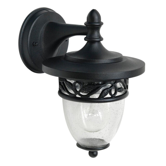 Watton Black Outdoor Wall Lantern