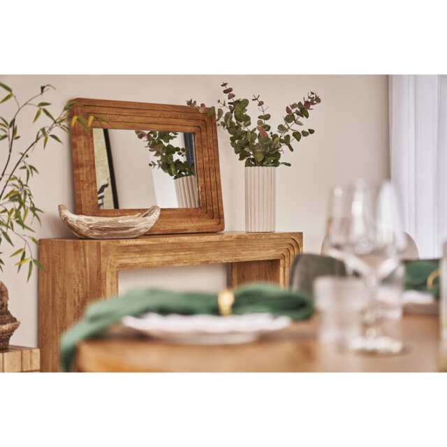 Reclaimed Wood Rectangle Mirror