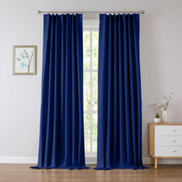 100% Polyester Room Darkening Pencil Pleated Blackout Curtain & Drapes
