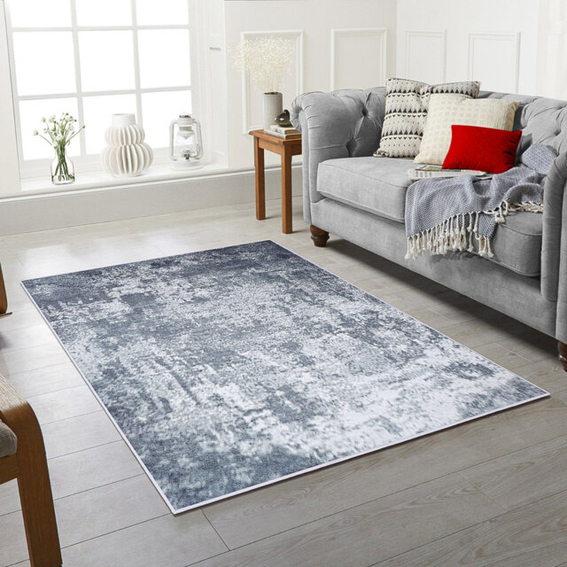Abtin Black Area Rug