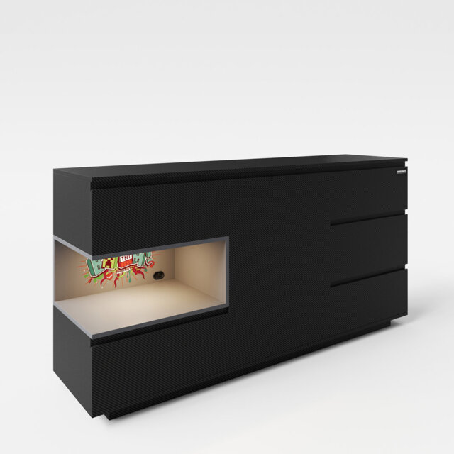 Minecraft 5 Drawers Combo Dresser