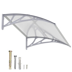 Door & Window Canopy Awning UV-Resistant Outdoor Shelter for Front Door, Porch & Patio, Rain Snow Protection