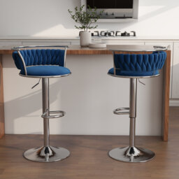 Christal Height Adjustable Swivel Bar Stool