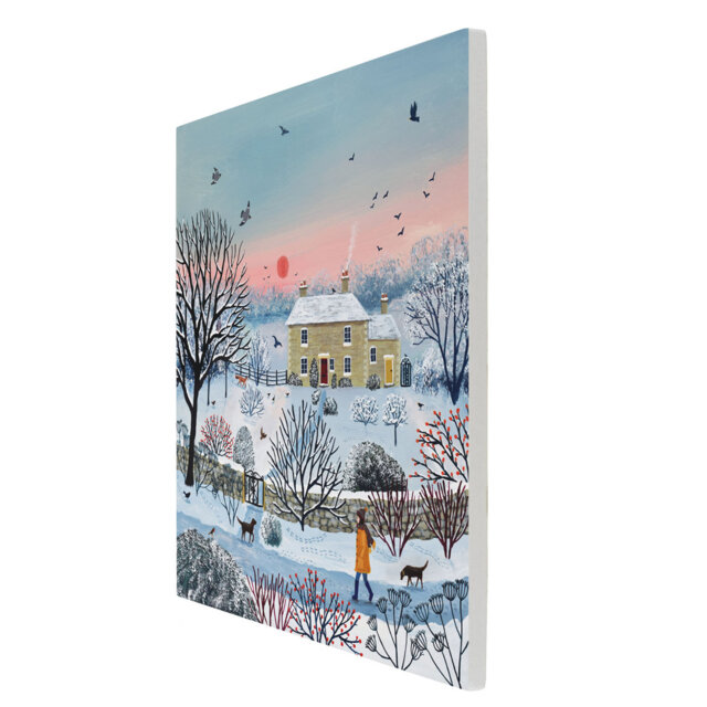 Nearly Home Artwork by Jo Grundy Ceramic Picture Tile Wall Decor