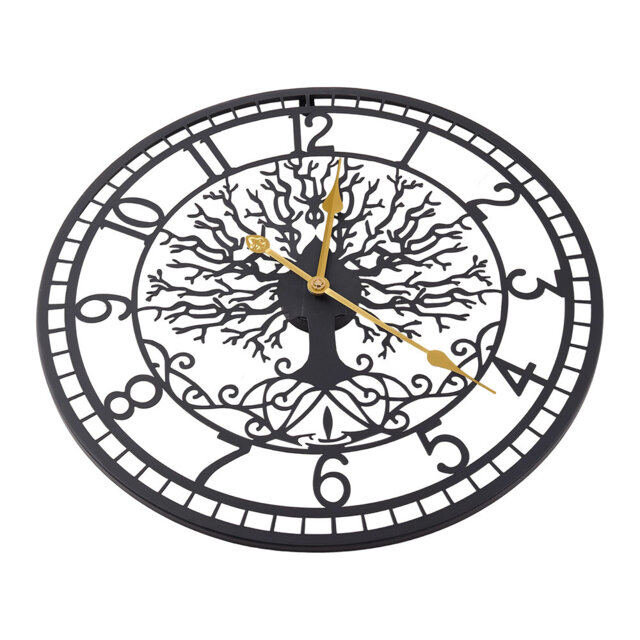 Metal Minimalist Arabic Numerals Wall Clock