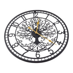Metal Minimalist Arabic Numerals Wall Clock
