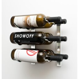 W Series 6 Bottle Wall Mounted Wine Rack