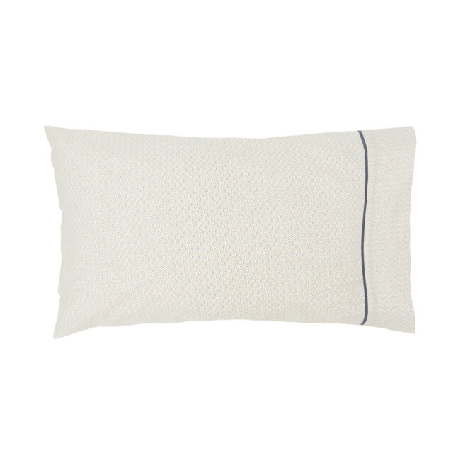 Rayanne Pairs Soft Teal & Green 100% Cotton Square Oxford pillowcase