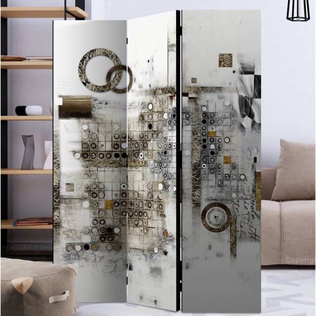 Khacheres 172cm H Solid Wood Folding Room Divider