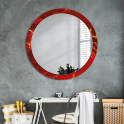 Huldar Glass Flat Wall Mirror