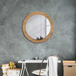 Huldar Glass Flat Wall Mirror