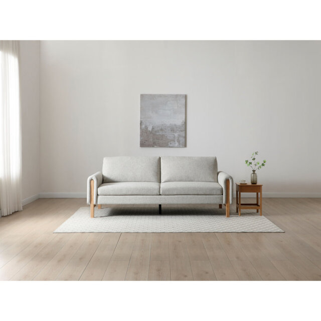 Jeff 3 Seater Twill Textured Weave Sofa Bed