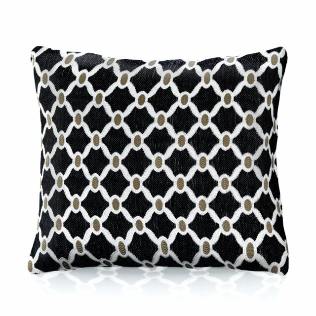 Beauville Geometric Square Cushion