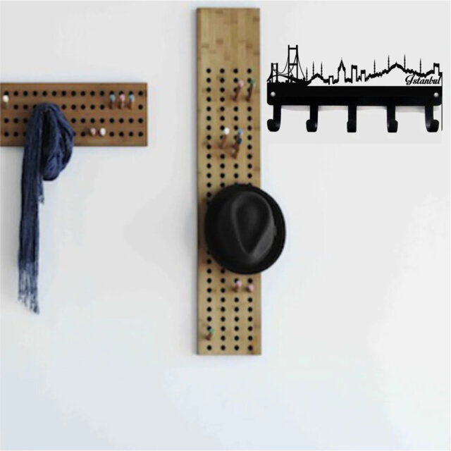 Istanbul Wall Organizer with Key Hooks