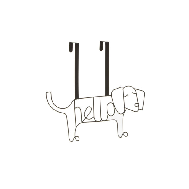 Aamenah Stainless Steel Over-the-Door 2 - Hook Coat Rack