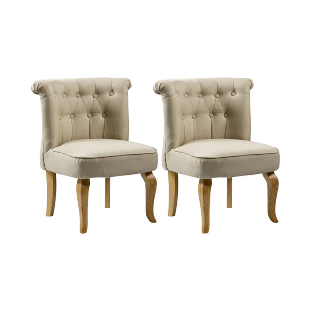 Meriwether Tufted Fabric Upholstered Dining Chair