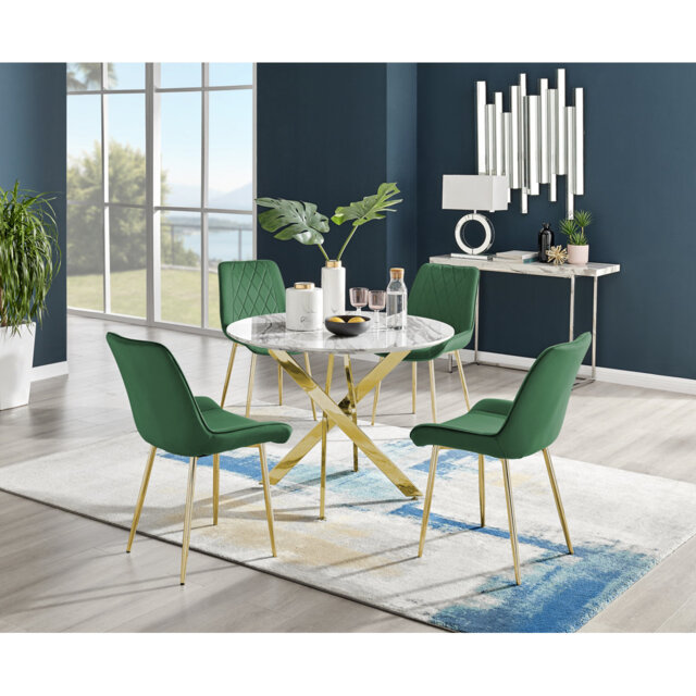Eubanks 4 - Person Dining Set