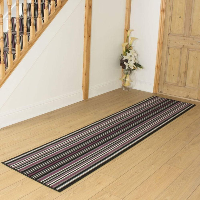 Ainsley Tufted Purple Hallway Runner Rug