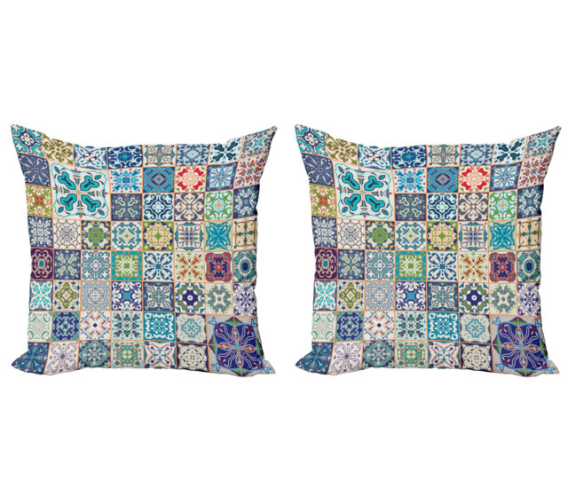 Raylah Indoor / Outdoor Square Scatter Cushion Cushion Cover