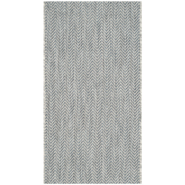 Autianna Grey/Navy Indoor/Outdoor Rug