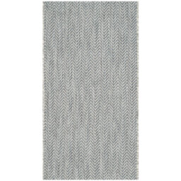 Autianna Grey/Navy Indoor/Outdoor Rug