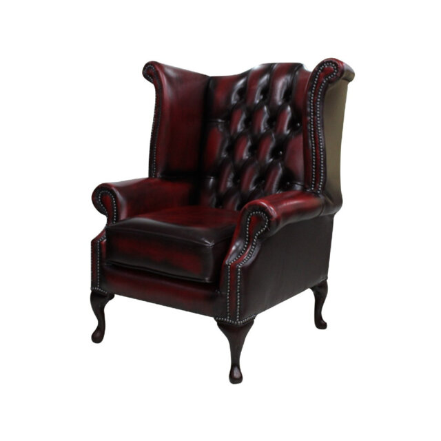 High Back Chesterfield Upholstered Wingback Chair