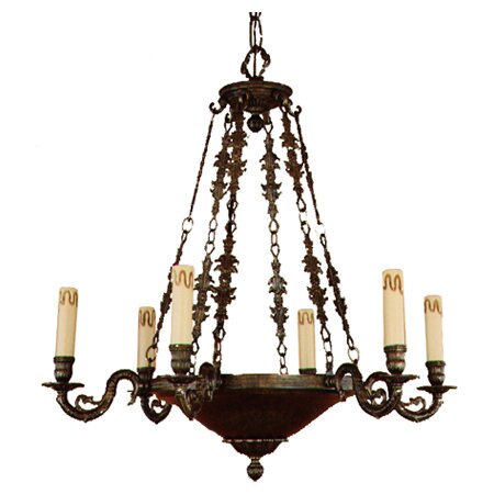 Desantis 6 - Light Candle Style Chandelier