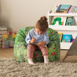 Icon Kids Polyester Outdoor Friendly Refillable Bean Bag Chair & Lounger