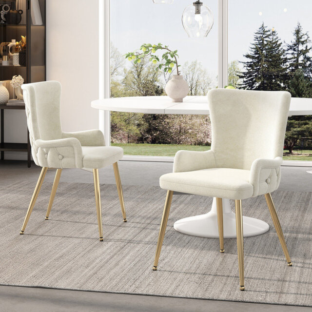 Velvet Upholstered Dining Chair