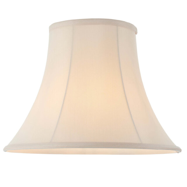 Marland 26.5cm H Fabric Bell Lamp Shade ( Clip On ) in Cream