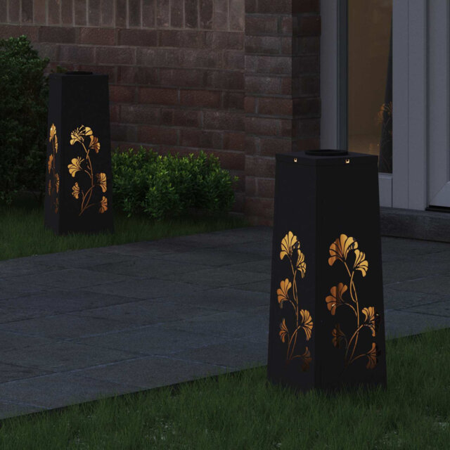 Solar Powered Steel Pathway Light