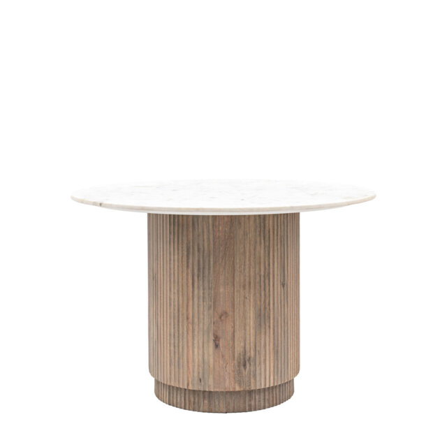 Cosson Round Marble Top Dining Table