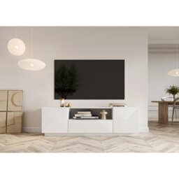 "Menelik Unfinished TV Stand for TVs up to 55"""