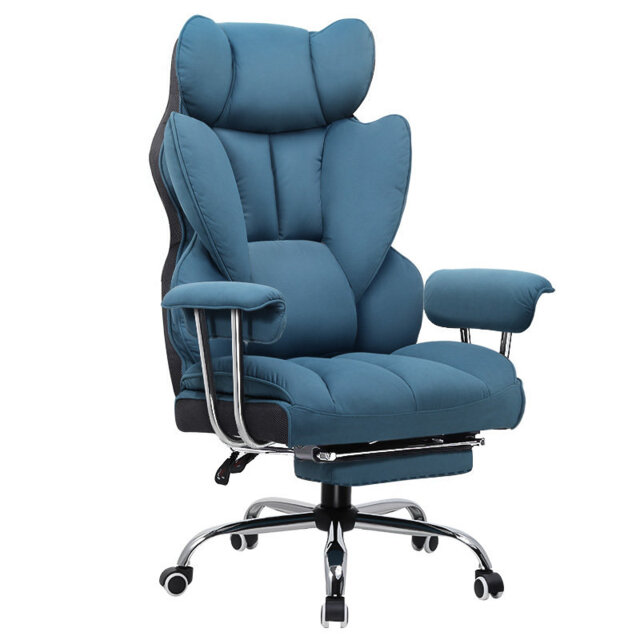 Millton Office Chair, Executive desk Chair Ergonomic High Back PU Leather Reclining Computer Chairs with Footrest Height Adjustable 360° Swivel Gaming